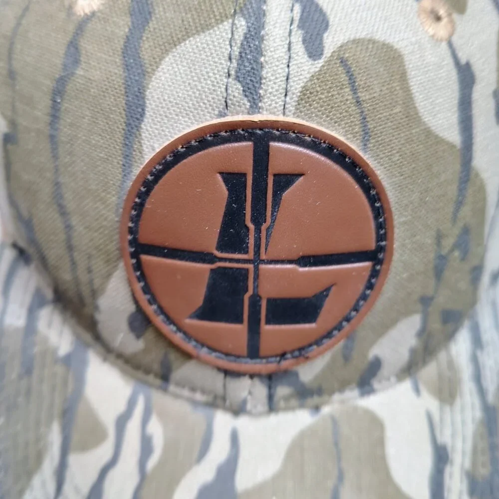 Leupold Optics Trucker Hat Cap‎ Snap Back Tree Bark Camo Mesh Hunting Work Men's